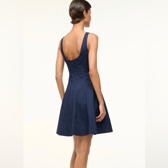 Staud Wells Corset Poplin Mini Dress size 10 - Picture 3 of 12